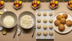 Αφράτα τυροψωμάκια με φέτα και σουσάμι – χωρίς ζύμωμα, χωρίς μίξερ